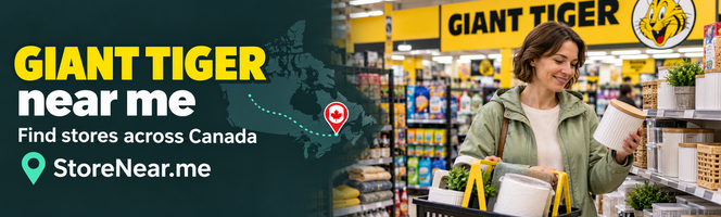 Giant Tiger Locations in Canada – Find Giant Tiger Near Me