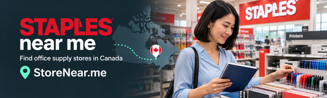 Staples Locations in Canada – Find Staples Near Me