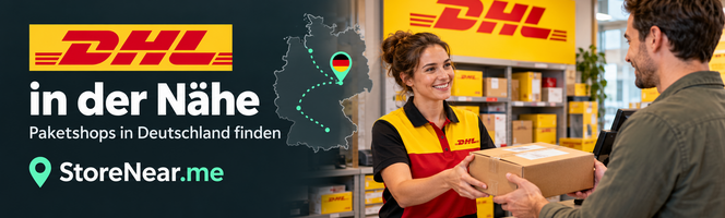 DHL Filialen in Deutschland – DHL in der Nähe finden