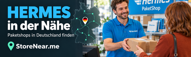 Hermes PaketShops in Deutschland – Hermes in der Nähe finden