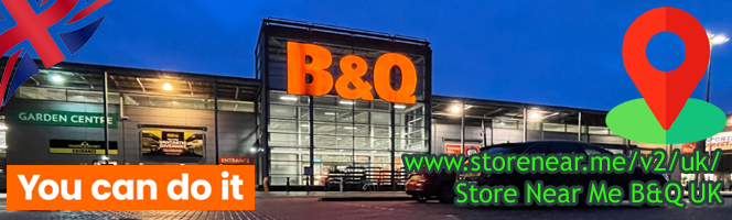 B&Q Stores in UK - Find retail stores near you