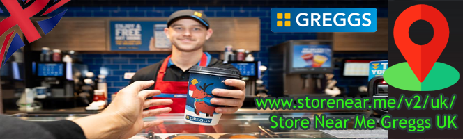 Greggs Stores in UK - Find retail stores near you