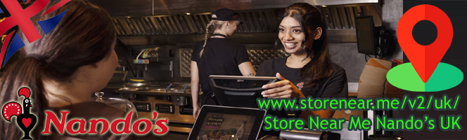 Nandos Stores in UK - Find retail stores near you
